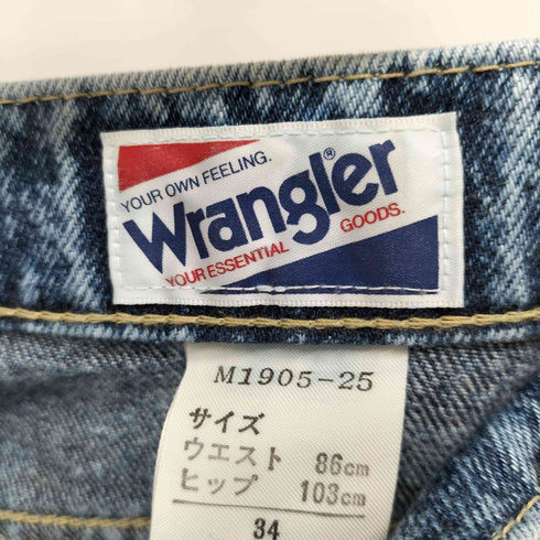 ラングラー Wrangler ケミカルウォッシュテーパードデニム メンズ 34