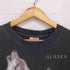 オニータ ONEITA 90S ALASKA オオカミプリントTシャツ 袖裾シングル メンズ XXL