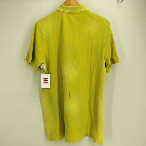 ポロバイラルフローレン Polo by RALPH LAUREN CLASSC FIT 旧タグ復刻 ディストレスト ダメージリペア加工 半袖ポロシャツ メンズ S