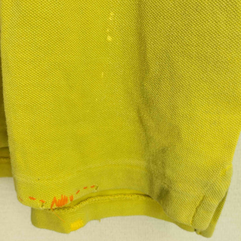 ポロバイラルフローレン Polo by RALPH LAUREN CLASSC FIT 旧タグ復刻 ディストレスト ダメージリペア加工 半袖ポロシャツ メンズ S