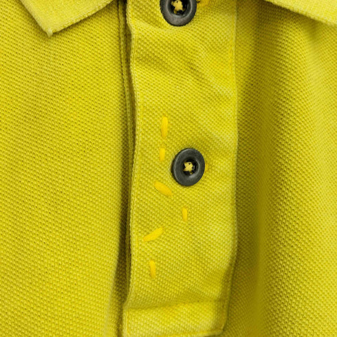 ポロバイラルフローレン Polo by RALPH LAUREN CLASSC FIT 旧タグ復刻 ディストレスト ダメージリペア加工 半袖ポロシャツ メンズ S