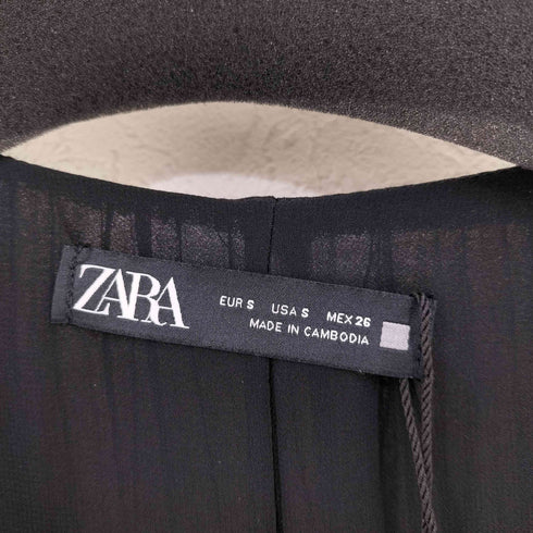 ザラ ZARA シフォンロングワンピース レディース JPN:S