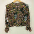 ザラ ZARA フラワープリント フリル ブラウス レディース import:M