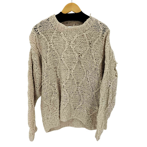アンユーズド UNUSED 23SS Gourd Pattern Hand-Knitted Crewneck Sweater メンズ JPN:4