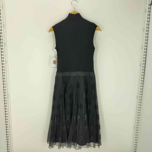ヒロコビス HIROKO BIS チュール ノースリーブ ドッキング ワンピース レディース 11