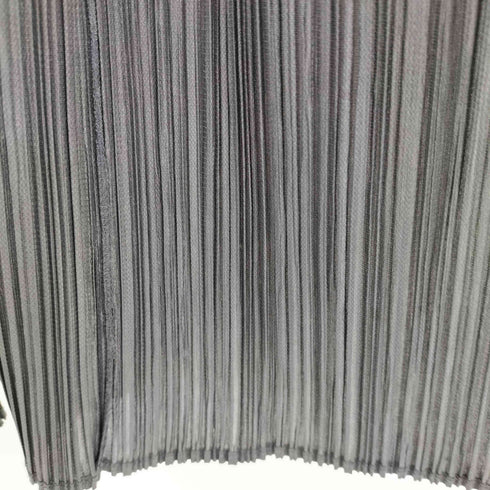 プリーツプリーズイッセイミヤケ PLEATS PLEASE ISSEY MIYAKE 90-00S AW プリーツ ロングカーディガン ストール付き レディース JPN:3