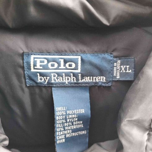ポロバイラルフローレン Polo by RALPH LAUREN 90S ポニー刺繍 ダウンベスト メンズ import:XL