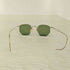 American Optical ハーフリムヘキサゴンレンズサングラス 12KGF メンズ
