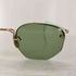 American Optical ハーフリムヘキサゴンレンズサングラス 12KGF メンズ