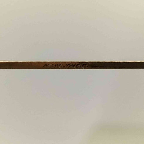 American Optical ハーフリムヘキサゴンレンズサングラス 12KGF メンズ