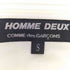 コムデギャルソンオムドゥ COMME des GARCONS HOMME DEUX サイドライン ウールカシミヤ タックスラックス メンズ JPN:S