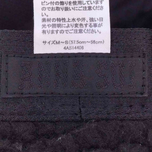 アナスイ ANNA SUI ロゴ ピンバッジ ボア バケットハット レディース