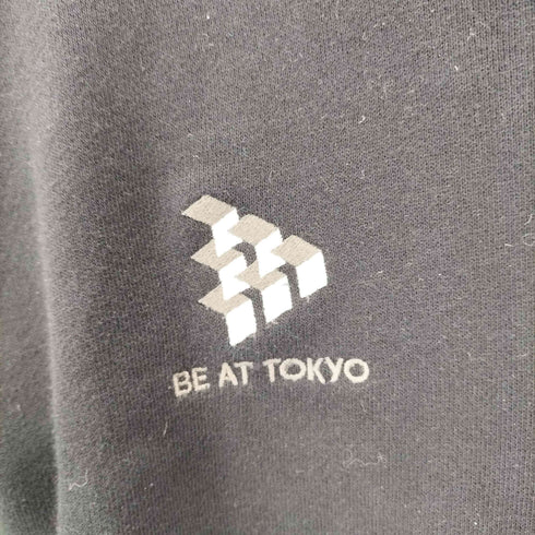 BE AT TOKYO ロゴ刺繍 クルーネックスウェット メンズ JPN:L