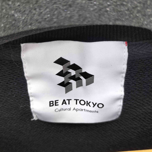 BE AT TOKYO ロゴ刺繍 クルーネックスウェット メンズ JPN:L