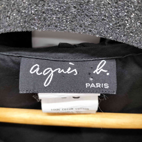 アニエスベー agnes b. ジップアップ フリルシャツ レディース JPN:38