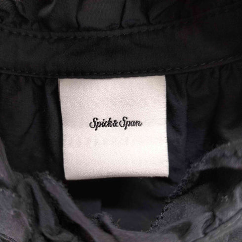 スピックアンドスパン Spick and Span ノースリコットン シルクピンタックフリルブラウス レディース FREE