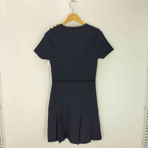 ザラ ZARA ボックスプリーツニットミニワンピース レディース import:S