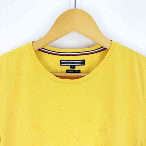 トミーヒルフィガー TOMMY HILFIGER Organic Cotton サークル 3D ロゴ Tシャツ メンズ import:M