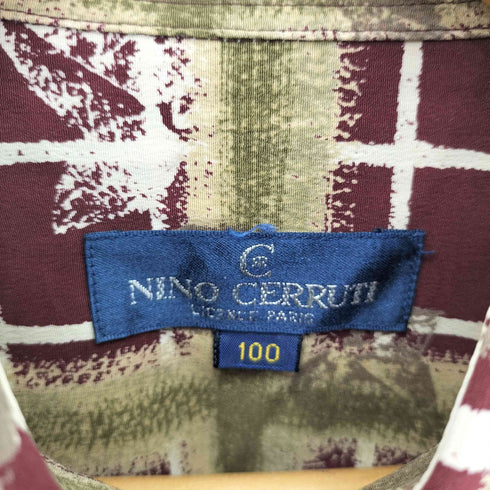 セルッティ NINO CERRUTI 総柄 L/S シャツ メンズ