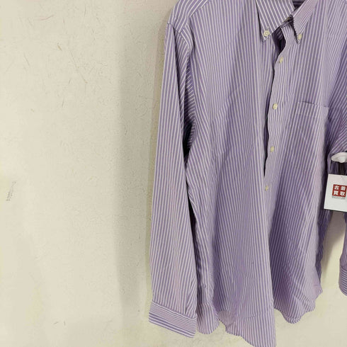 KIRKLAND コットンストライプL/S BDシャツ メンズ 162/1