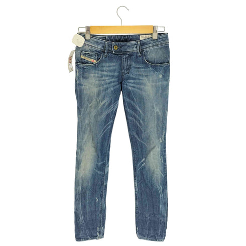 ディーゼル DIESEL イタリア製 NEVY L.32 WASH ウォッシュド スキニー デニム パンツ レディース W:26 L:32