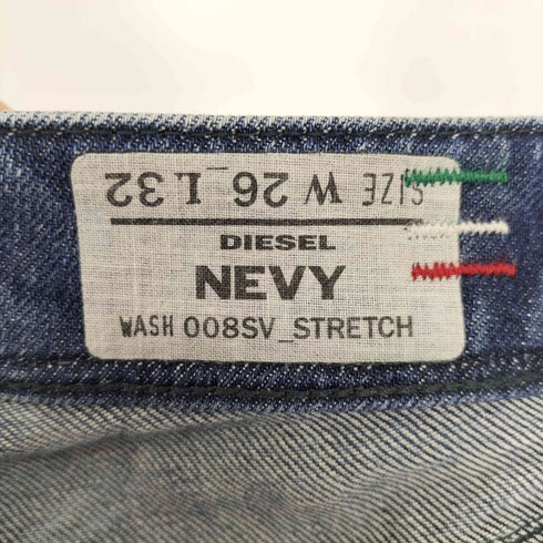 ディーゼル DIESEL イタリア製 NEVY L.32 WASH ウォッシュド スキニー デニム パンツ レディース W:26 L:32