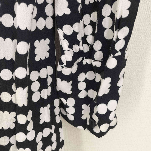 ザラ ZARA 幾何学模様シャツドレス レディース M