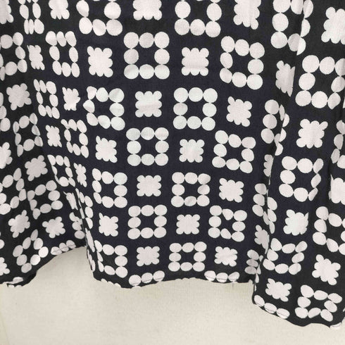 ザラ ZARA 幾何学模様シャツドレス レディース M