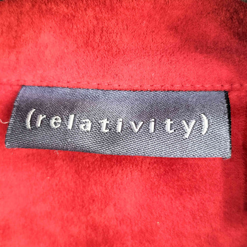 relalativity L/Sスエードシャツ レディース JPN:XL