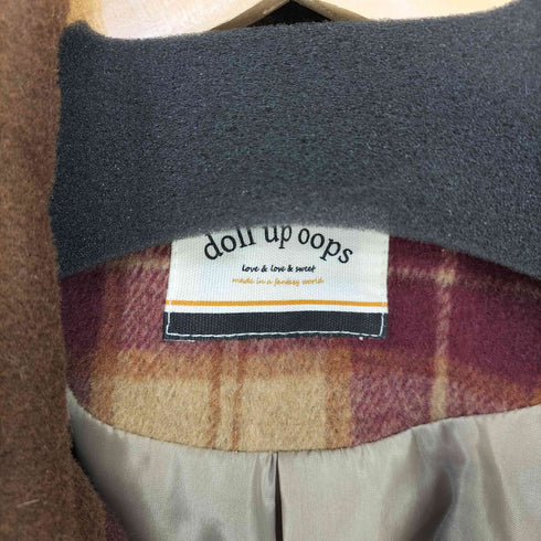 doll up oops チェックPコート レディース JPN:38