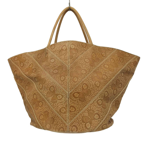 ボッテガヴェネタ BOTTEGA VENETA 蝶柄 レザー トートバッグ レディース
