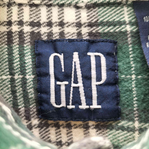 ギャップ Gap OLD 紺タグ チェック柄ネルシャツ メンズ JPN:S