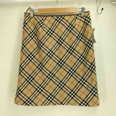 バーバリーブルーレーベル BURBERRY BLUE LABEL ノヴァチェック ミディ スカート レディース JPN:38
