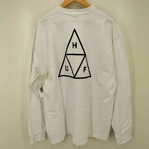ハフ HUF トライアングル ロゴ クルーネック L/L Tシャツ メンズ import:XL
