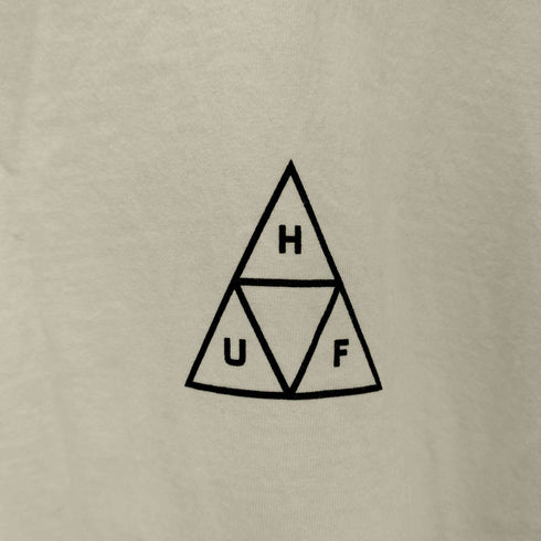 ハフ HUF トライアングル ロゴ クルーネック L/L Tシャツ メンズ import:XL