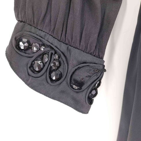 ザラ ZARA COLLECTION 装飾 異素材 切替 ワンピース レディース import:M