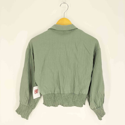 ザラ ZARA レーヨン ポリ カクシュール ブラウス レディース import:M