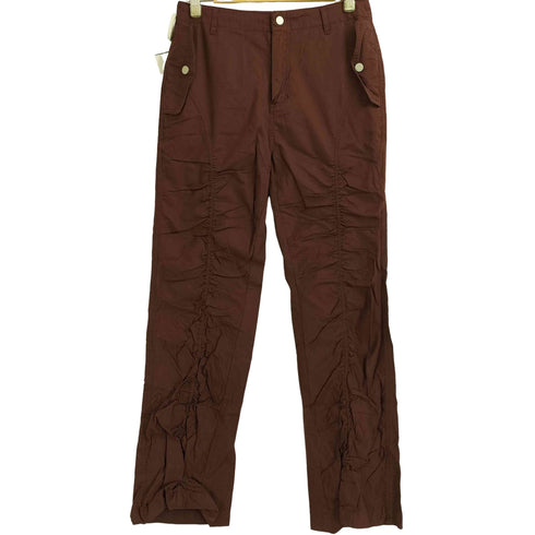 Crying Center シワ加工 センタープレスカーブパンツ レディース M