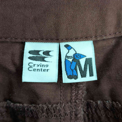 Crying Center シワ加工 センタープレスカーブパンツ レディース M
