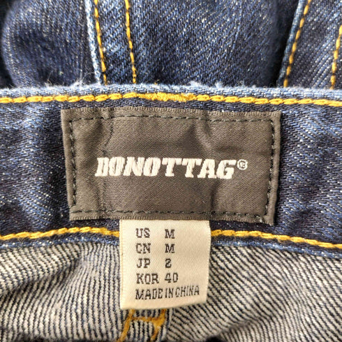 DONOTTAG ローライズ ダメージフリンジ フレアデニム Y2K レディース 2