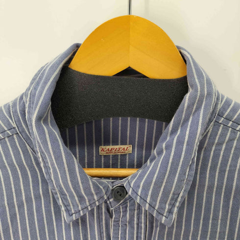 キャピタル KAPITAL L/S ストライプシャツワンピース レディース JPN:3