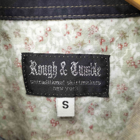 ネペンテス NEPENTHES Rough & Tumble コットン マルチパターン切替 S/S シャツ メンズ JPN:S