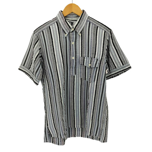 エンジニアードガーメンツ Engineered Garments 旧タグ ストライプ シアサッカー プルオーバー B.D S/S シャツ メンズ JPN:M