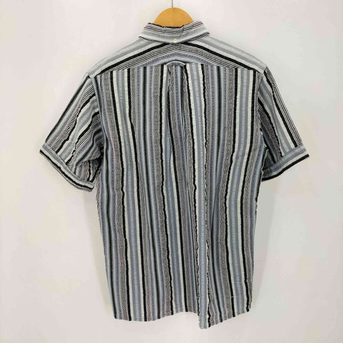 エンジニアードガーメンツ Engineered Garments 旧タグ ストライプ シアサッカー プルオーバー B.D S/S シャツ メンズ JPN:M