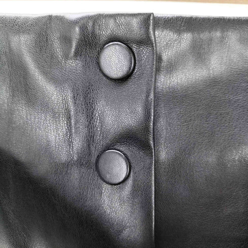 ザラ ZARA フェイクレザー ウエストベルトフレアスカート レディース JPN:XS