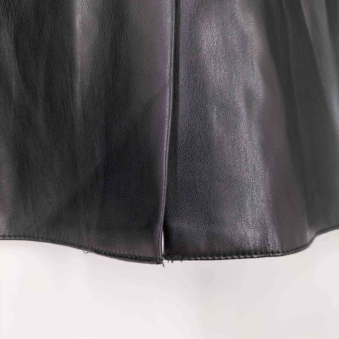 ザラ ZARA フェイクレザー ウエストベルトフレアスカート レディース JPN:XS