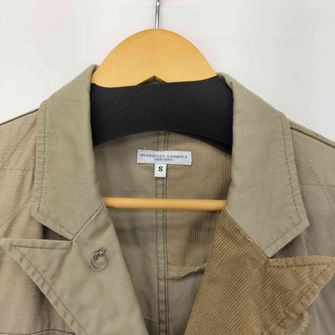 エンジニアードガーメンツ Engineered Garments コーデュロイ切替 リップストップ パッチワーク テーラードジャケット メンズ JPN:S