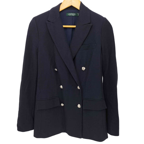 ローレンラルフローレン LAUREN RALPH LAUREN エンブレムボタンダブルテーラードジャケット レディース 2