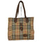 バーバリー BURBERRY ノバチェック ホースマーク キャンバス トートバッグ レディース