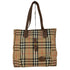 バーバリー BURBERRY ノバチェック ホースマーク キャンバス トートバッグ レディース